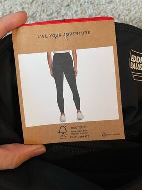 Eddie Bauer Black High-Rise Performance Leggings